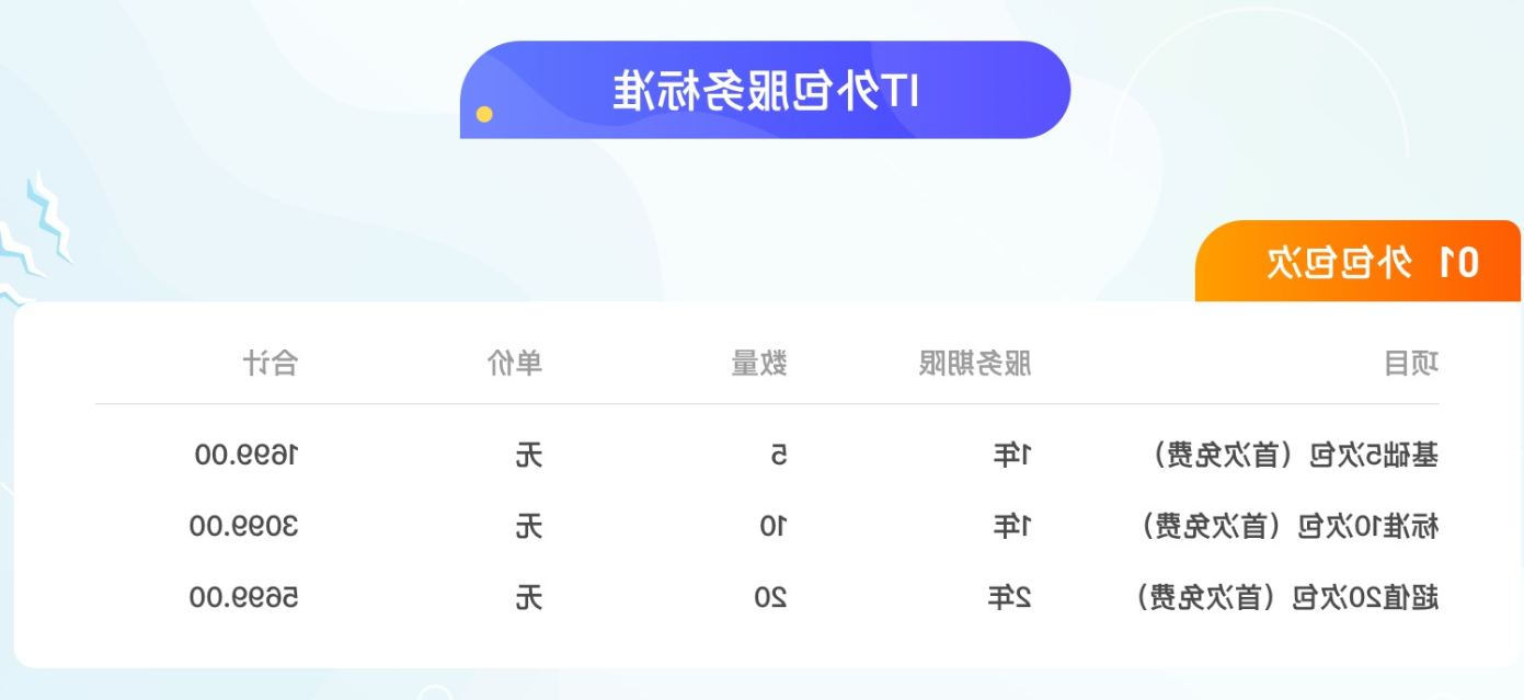 上海威尼斯人博彩it网络维护外包收费标准